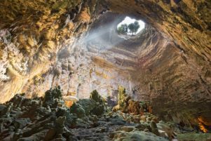 La prima grotta la Grave alle Grotte di Castellana
